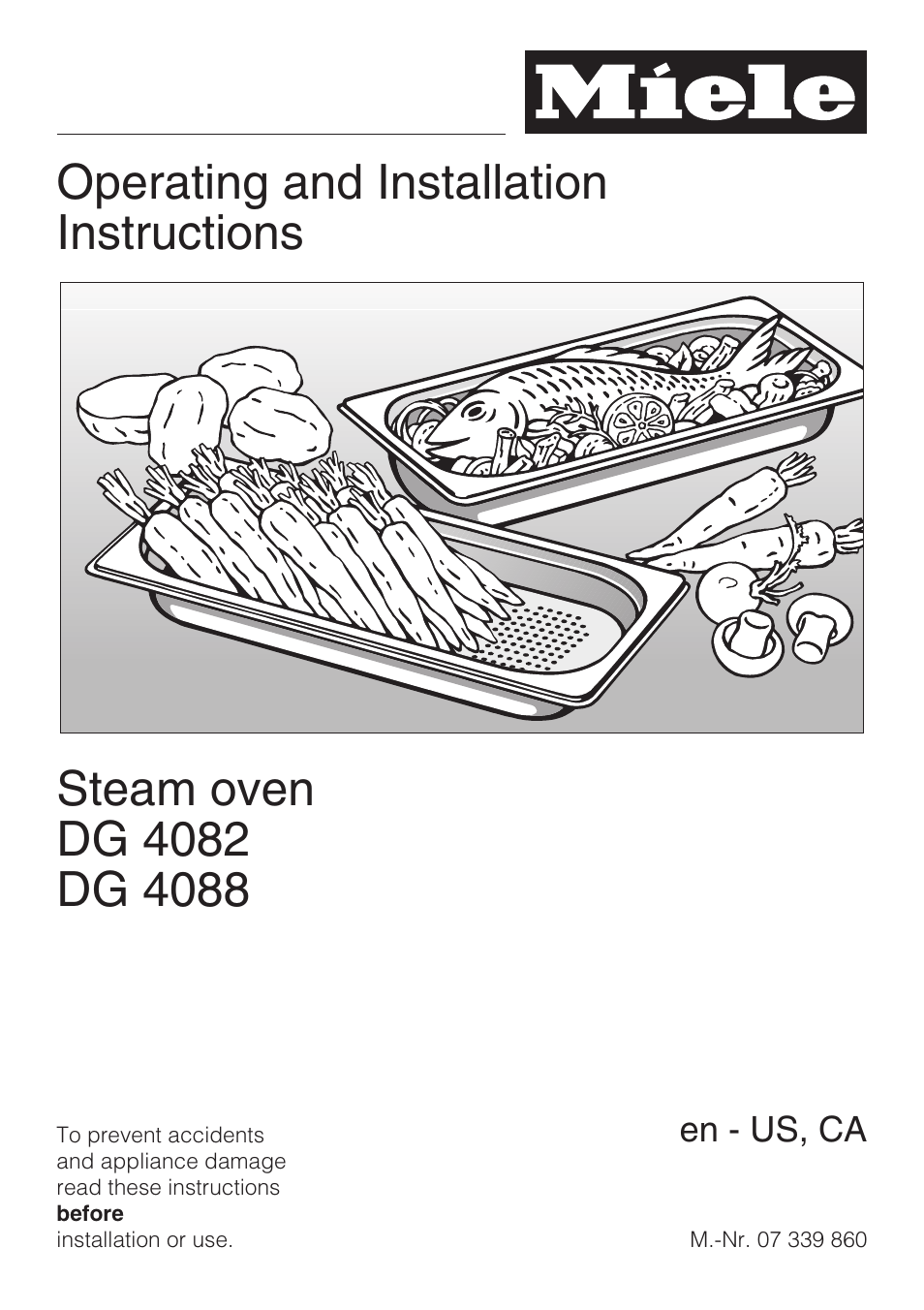 Miele DG 4088 User Manual | 56 pages