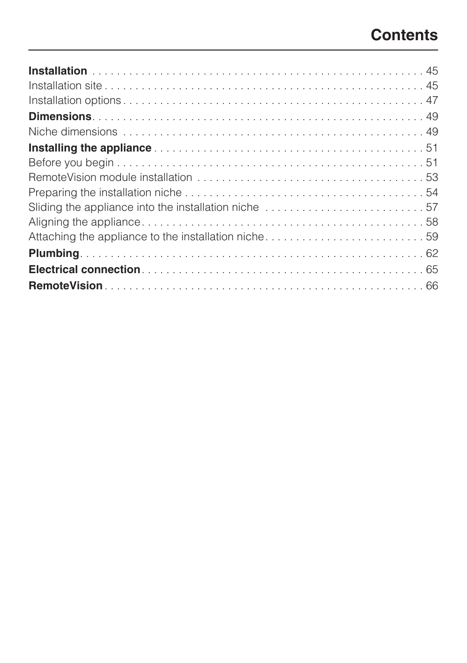 Miele F1811SF User Manual | Page 3 / 72