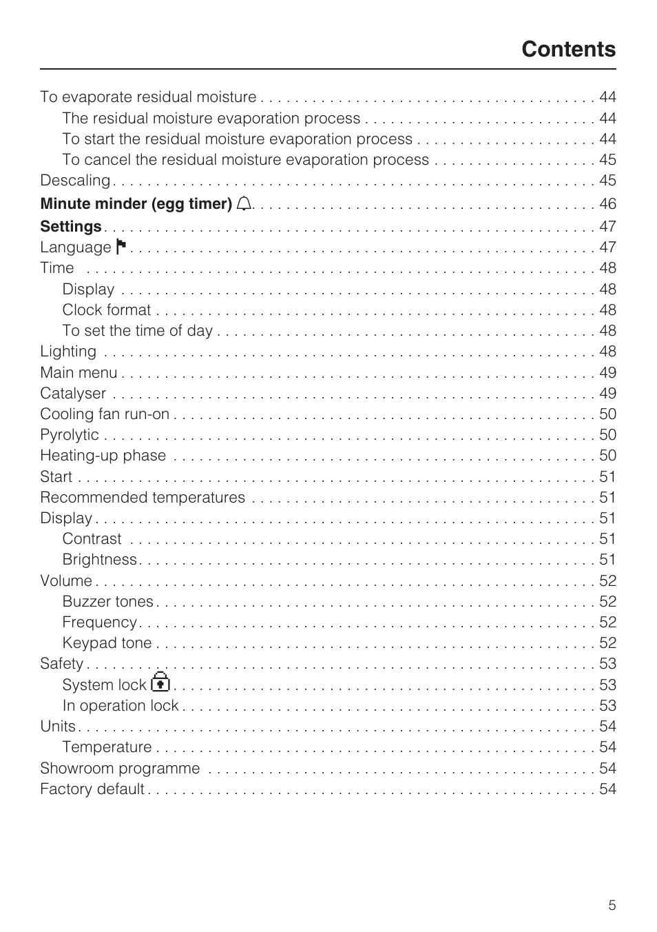 Miele H 5688 BP EN User Manual | Page 5 / 84