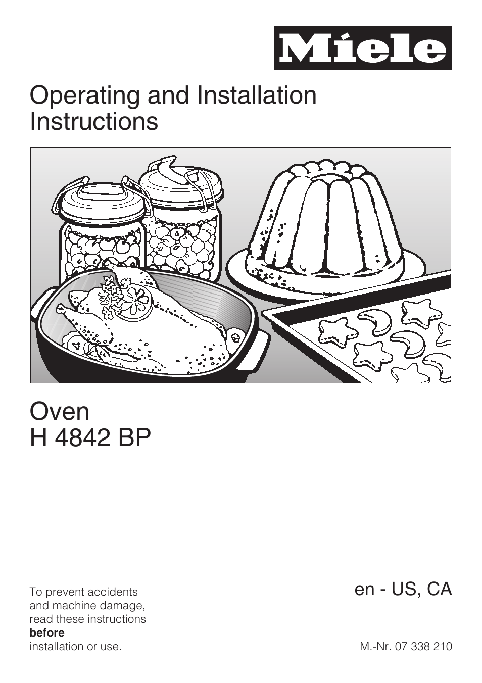 Miele H4842BP User Manual | 68 pages