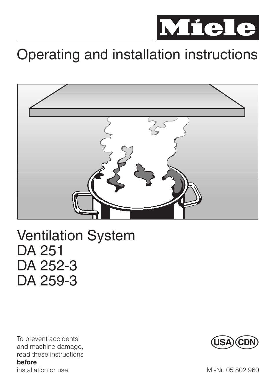 Miele DA252-3 User Manual | 32 pages