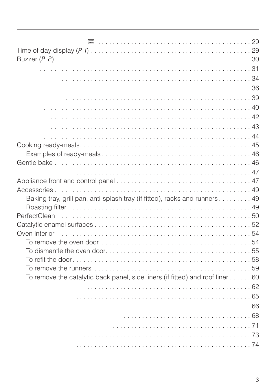 Miele H 4150 User Manual | Page 3 / 76