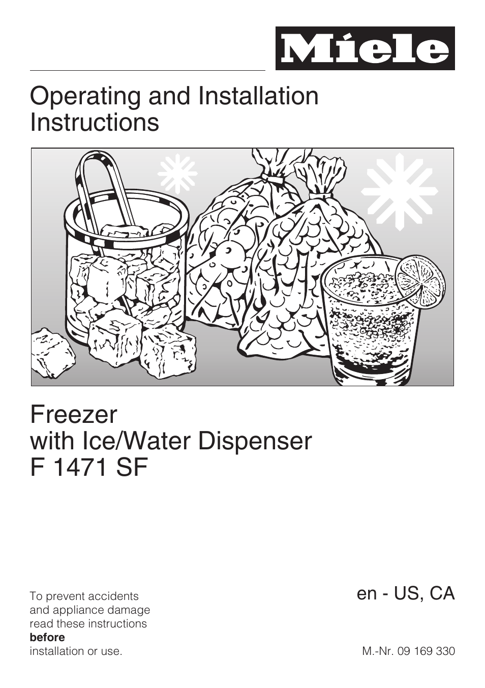 Miele F1471SF User Manual | 84 pages