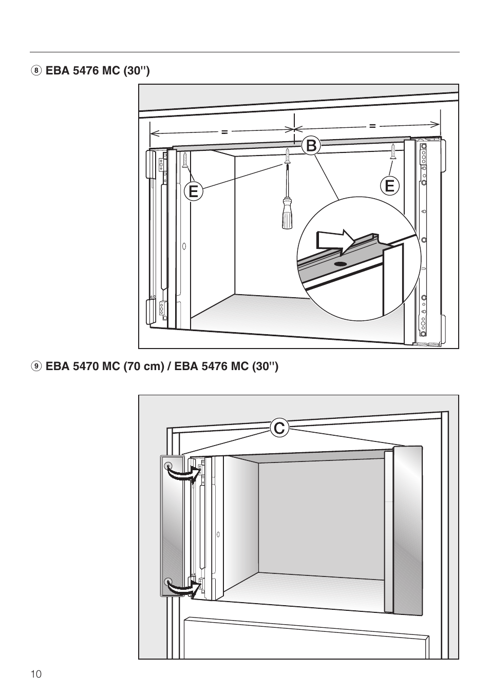 Miele EBA 5470 MC User Manual | Page 10 / 16