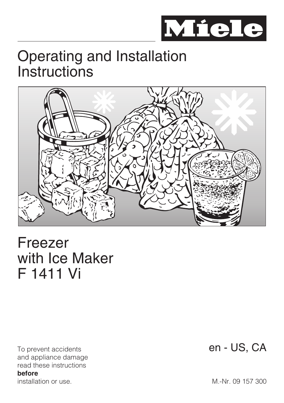 Miele F1411VI User Manual | 76 pages