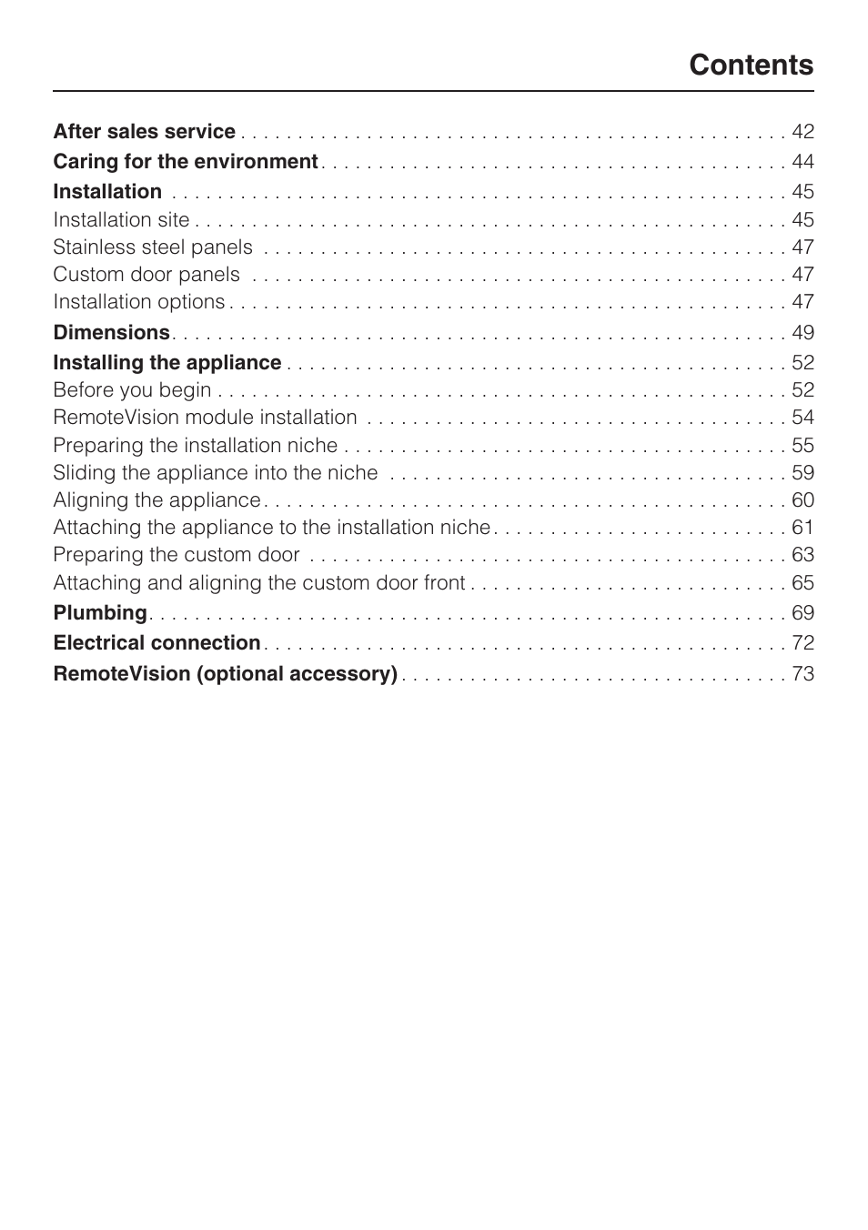 Miele F1411VI User Manual | Page 3 / 76
