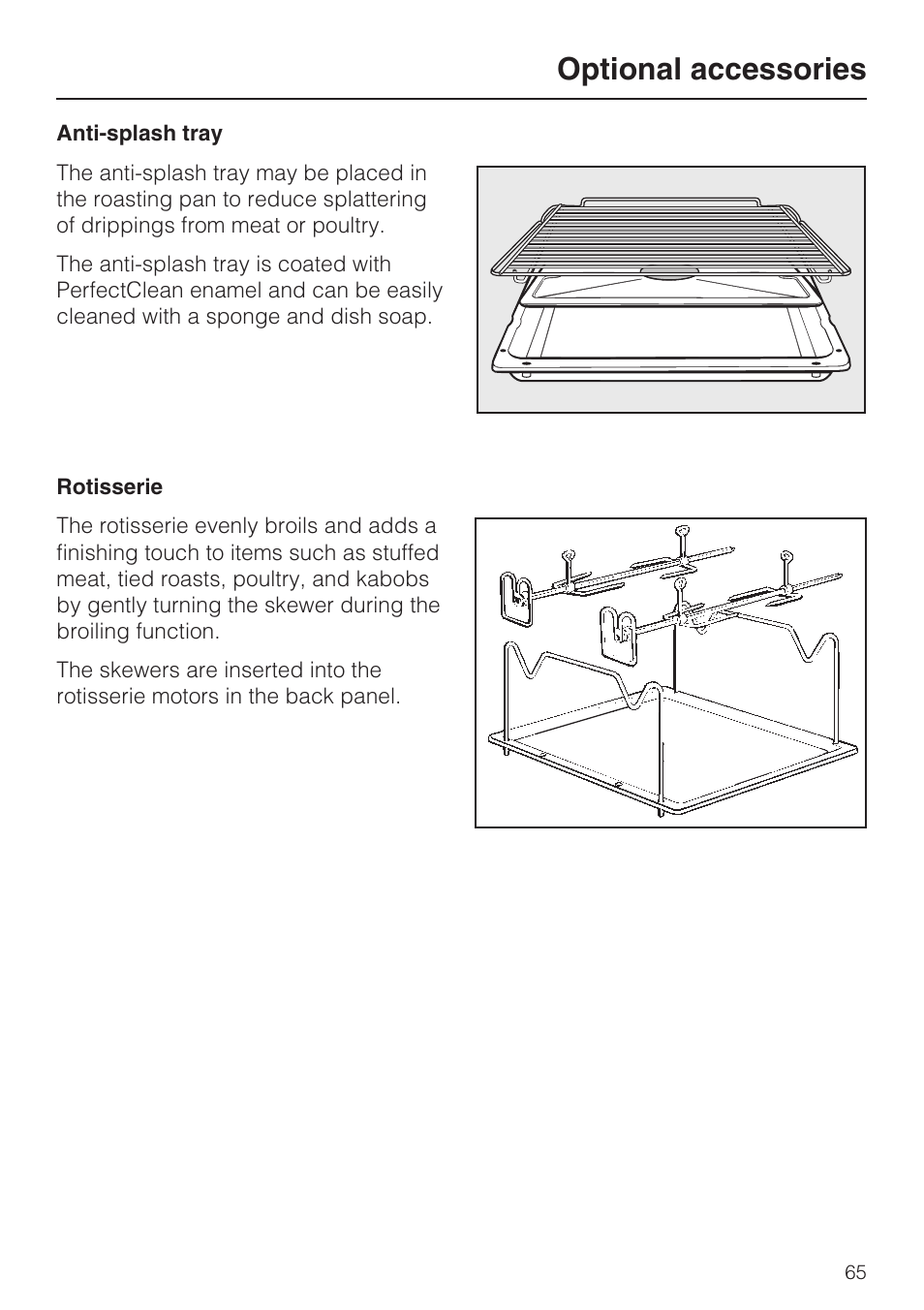 Optional accessories | Miele H4780BP User Manual | Page 65 / 76