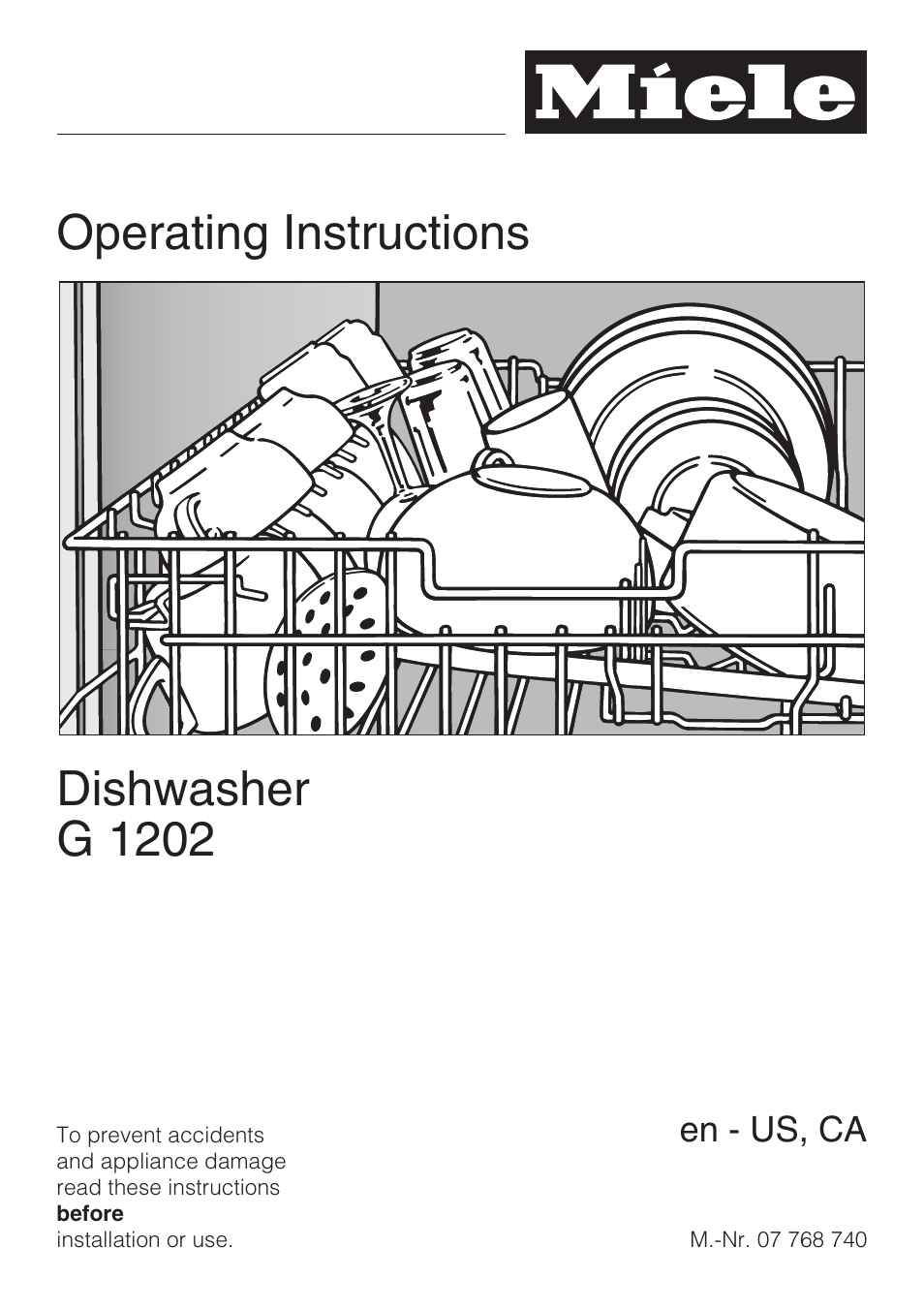 Miele G 1202 User Manual | 60 pages