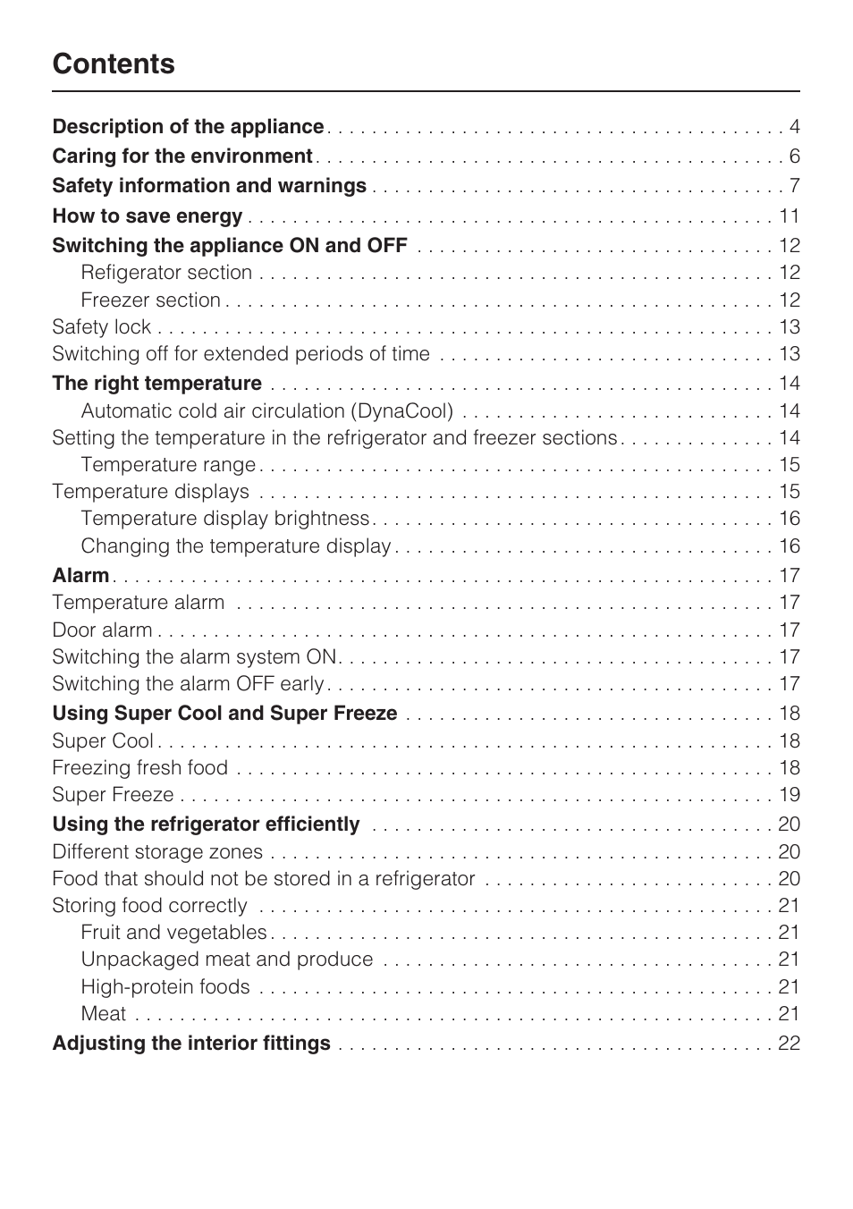 Miele KFN 8992 SD ED User Manual | Page 2 / 48