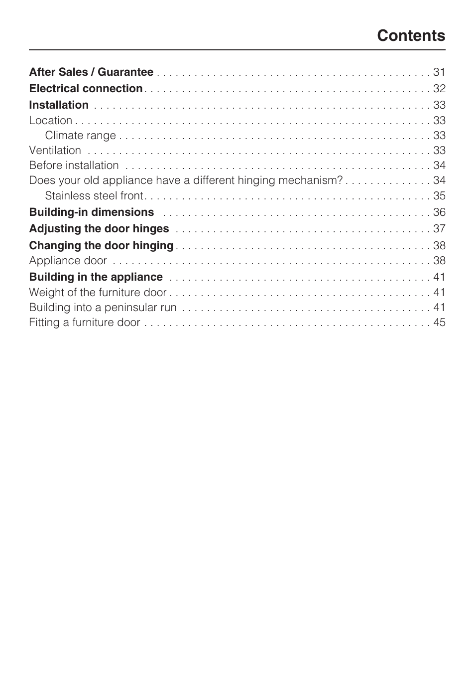 Miele Refrigerator with Dynamic cooling K9752 User Manual | Page 3 / 52