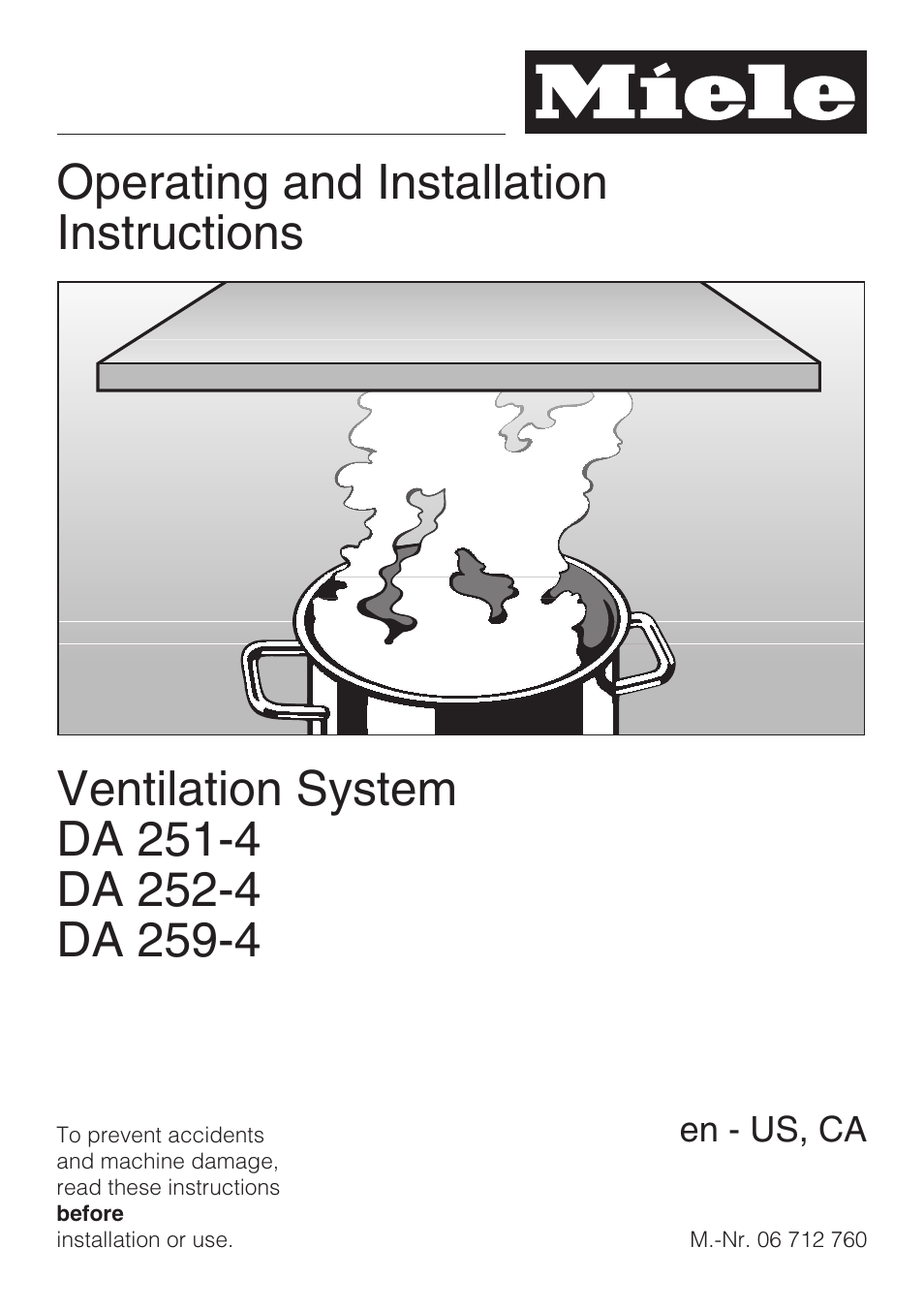 Miele DA259-4 User Manual | 36 pages