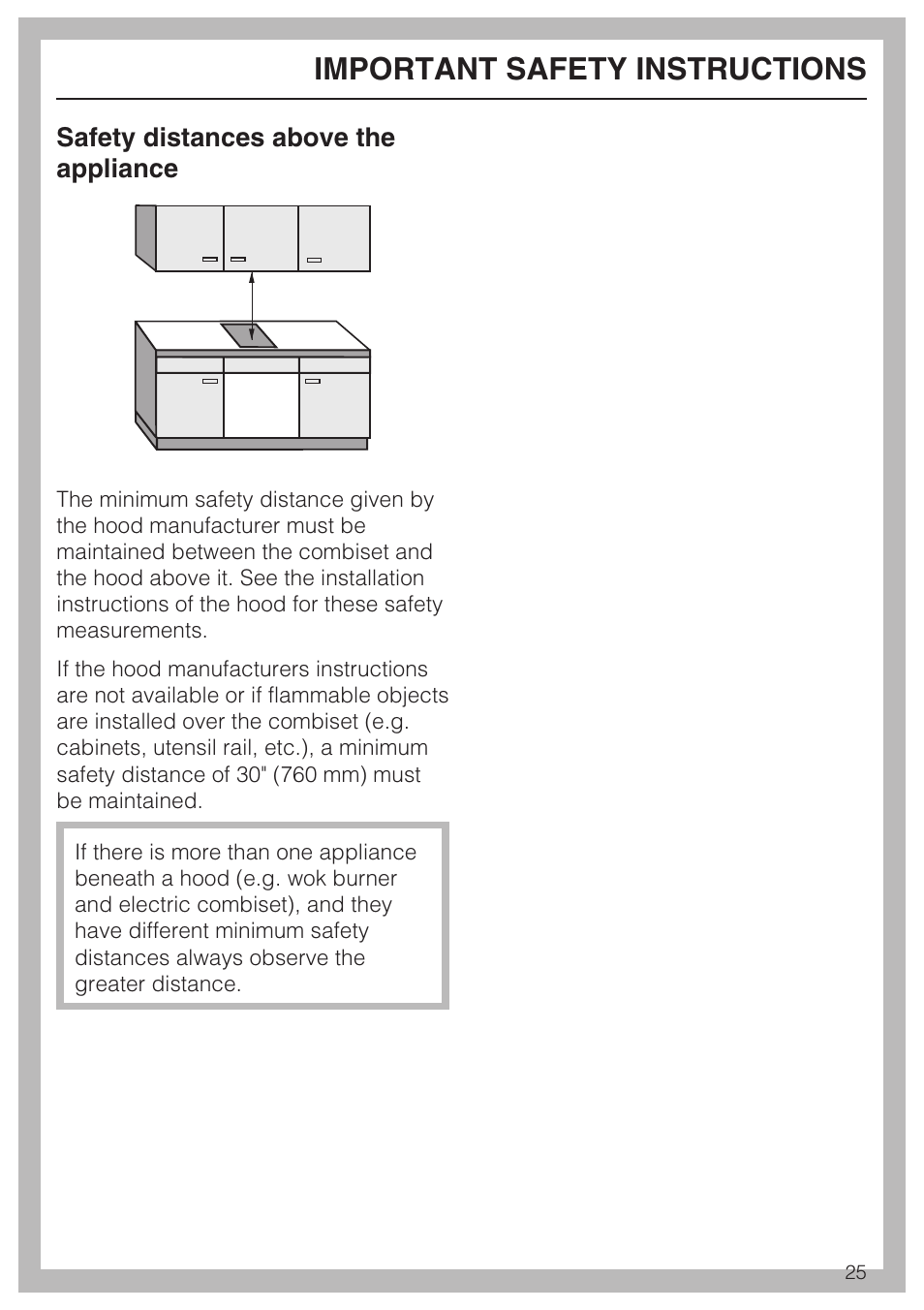 Important safety instructions | Miele CS1012 User Manual | Page 25 / 44