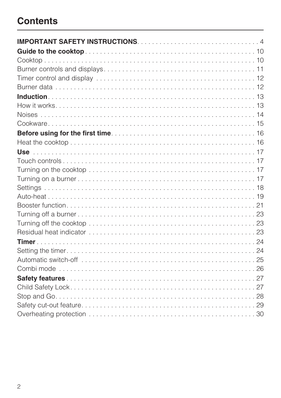 Miele KM 5758 User Manual | Page 2 / 52