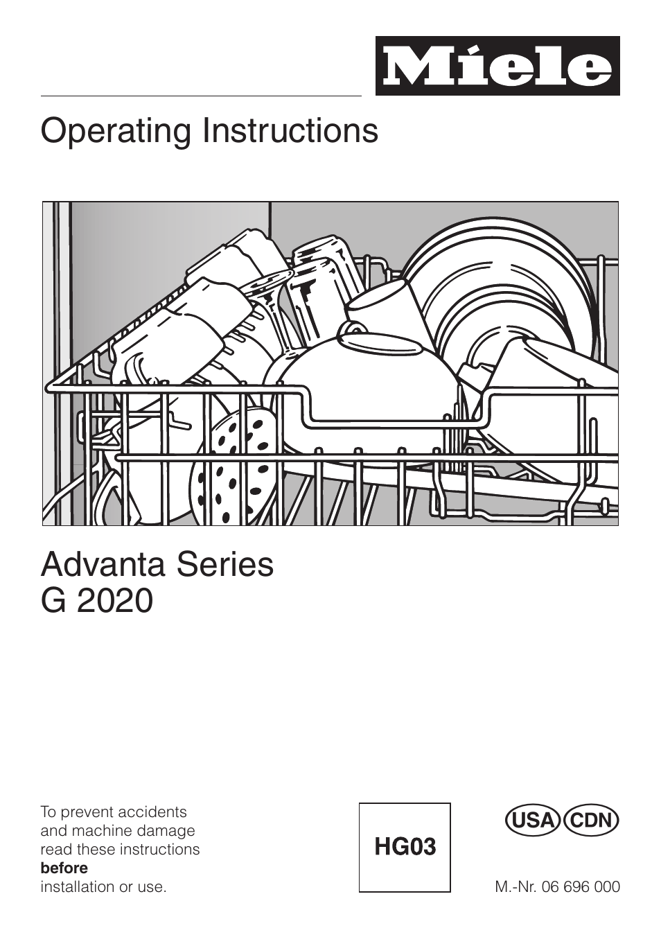 Miele G 2020 User Manual | 52 pages