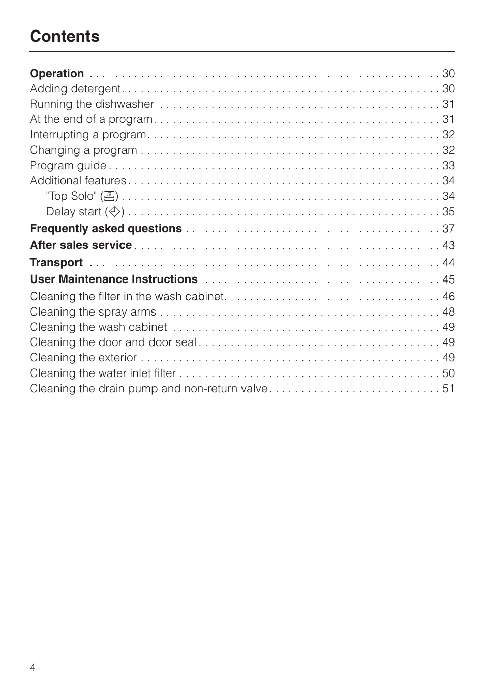 Miele G858SCVI User Manual | Page 4 / 52