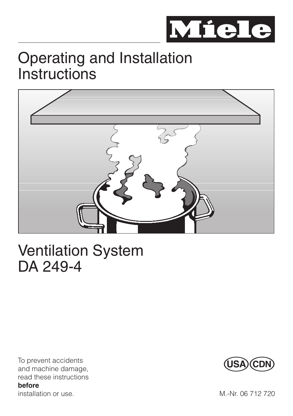 Miele DA 249-4 User Manual | 40 pages