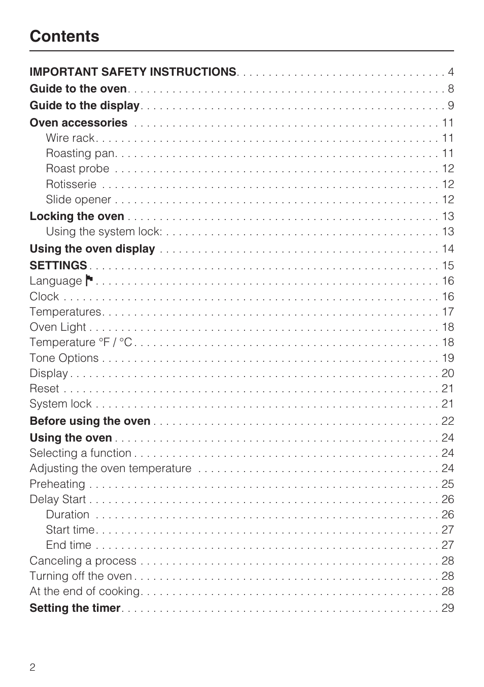 Miele H 4894 BP2 User Manual | Page 2 / 80
