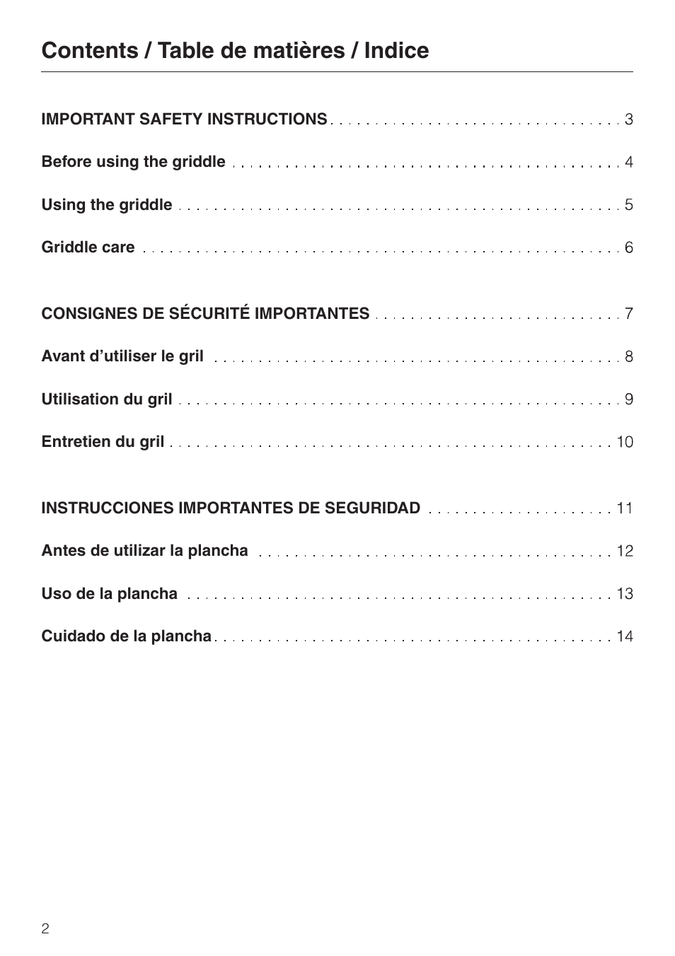 Miele KMGP 340 User Manual | Page 2 / 20