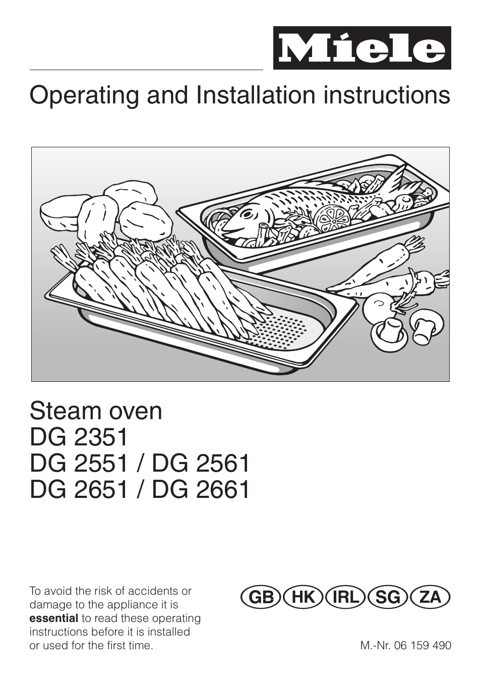 Miele DG 2351 User Manual | 72 pages