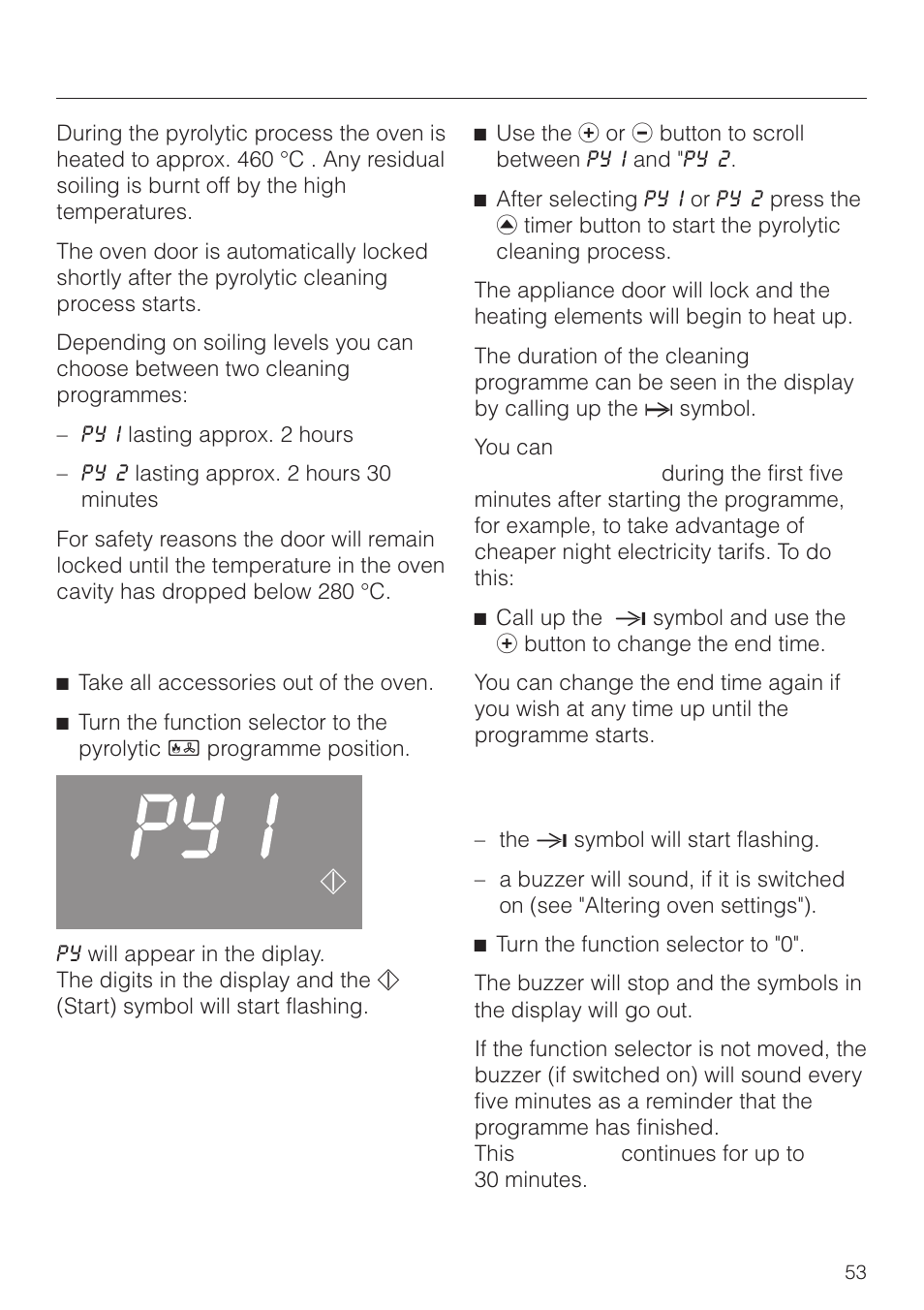 Cleaning and care | Miele H4270 User Manual | Page 53 / 72