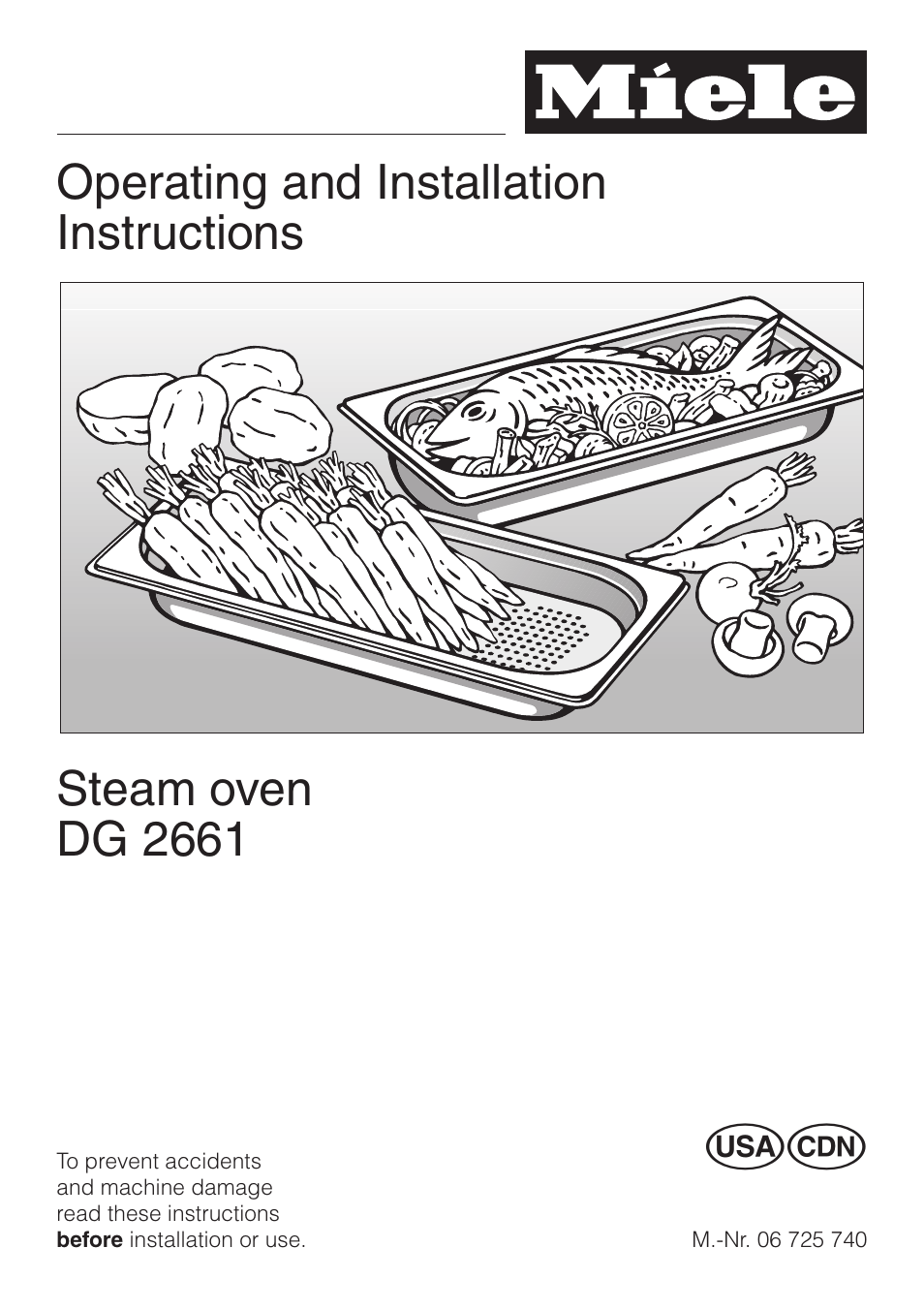 Miele DG2661 User Manual | 60 pages