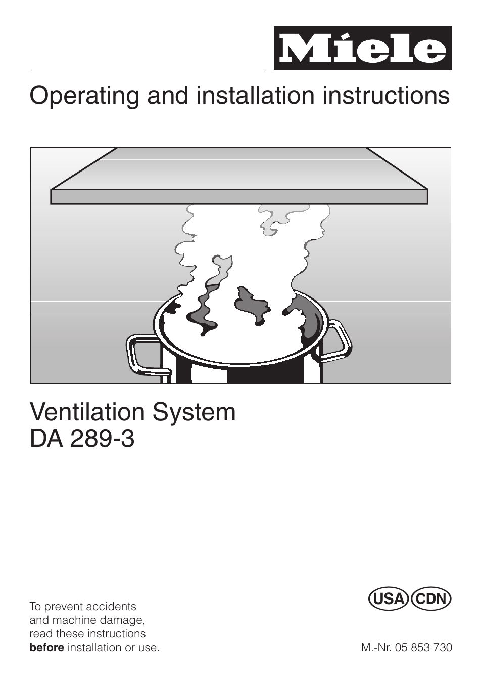 Miele DA 289-3 User Manual | 32 pages