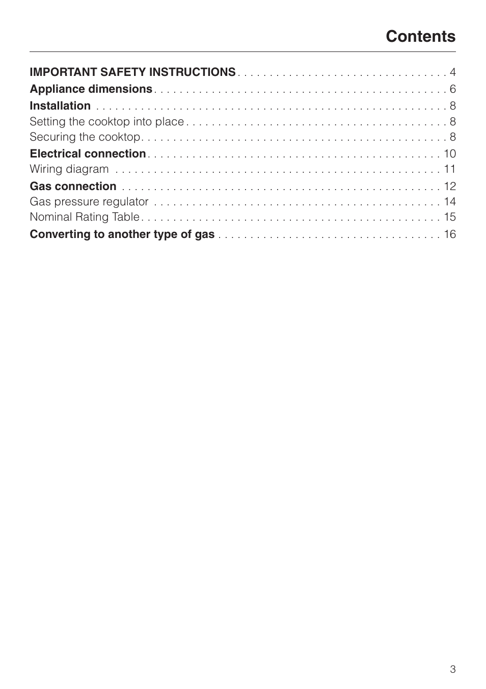 Miele KM 342 User Manual | Page 3 / 20