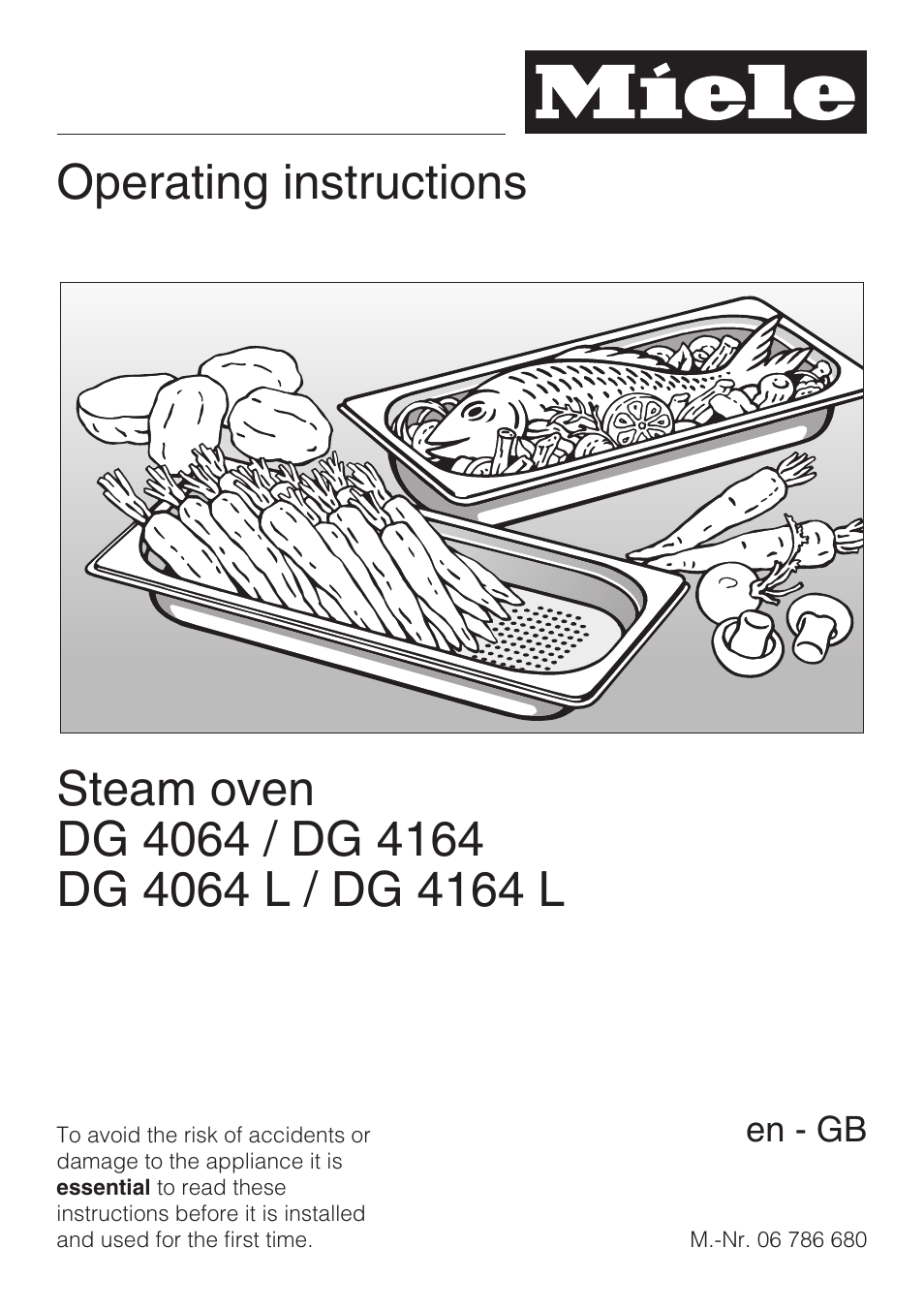 Miele DG 4164  EN User Manual | 60 pages