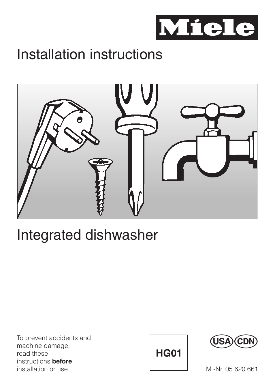 Miele 05 620 661 User Manual | 36 pages