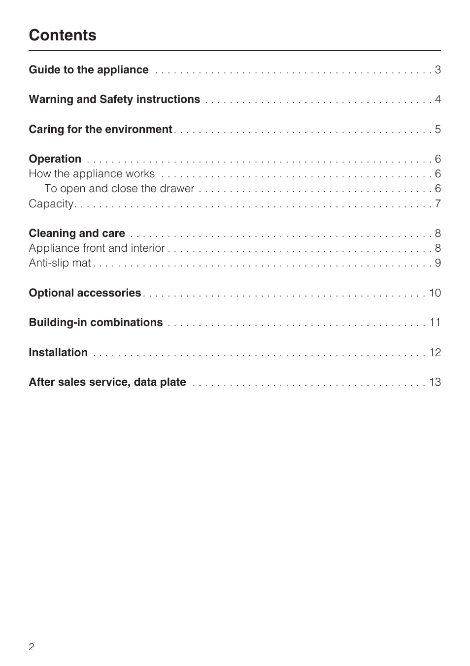 Miele ESS 3060-10 User Manual | Page 2 / 16