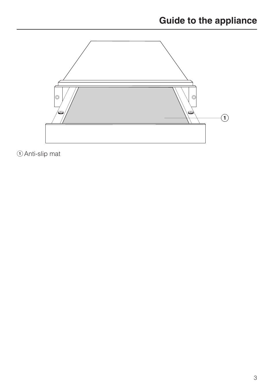 Guide to the appliance 3, Guide to the appliance | Miele ESS 3060-10 User Manual | Page 3 / 16