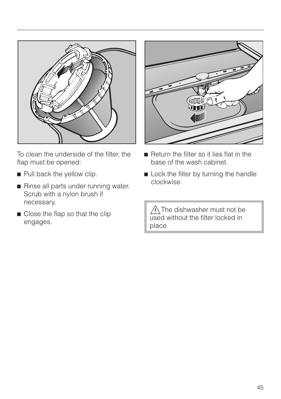 Miele G892SC User Manual | Page 45 / 52