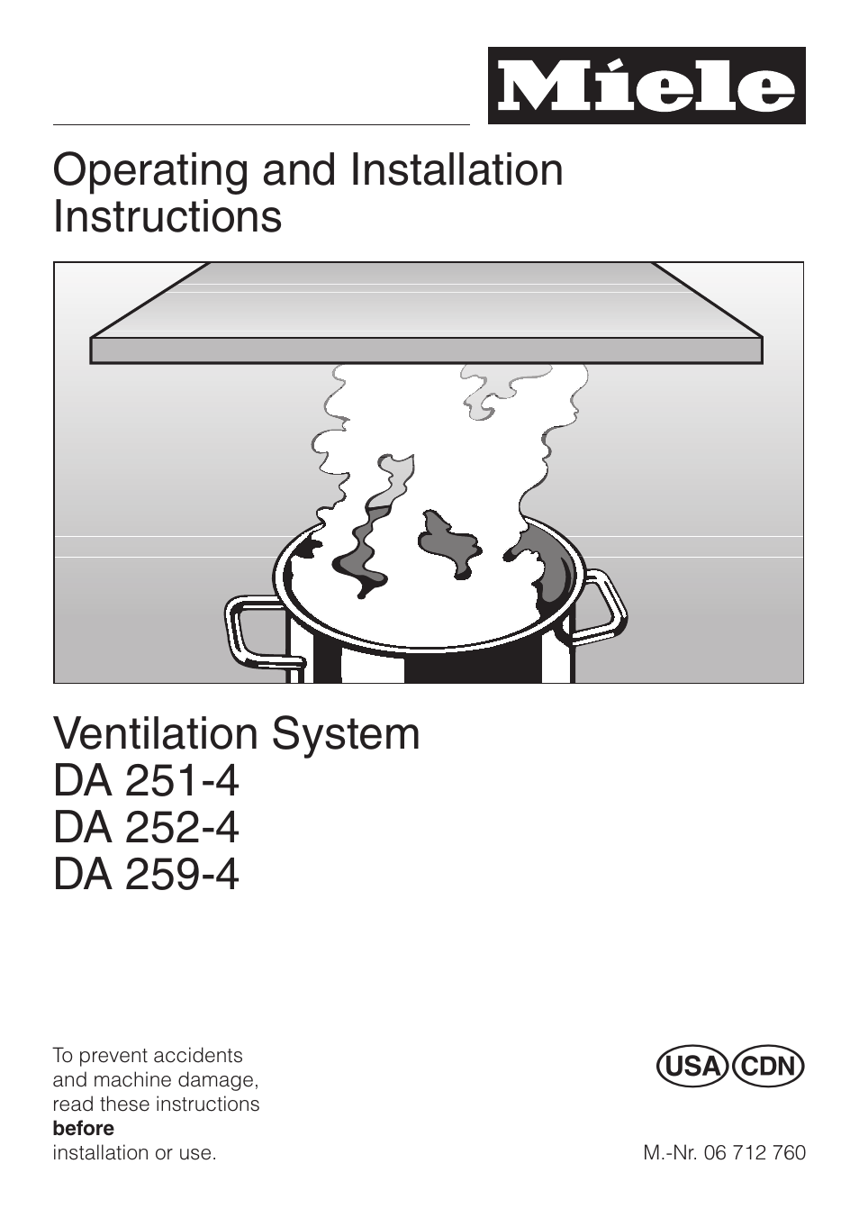 Miele DA251-4 User Manual | 36 pages