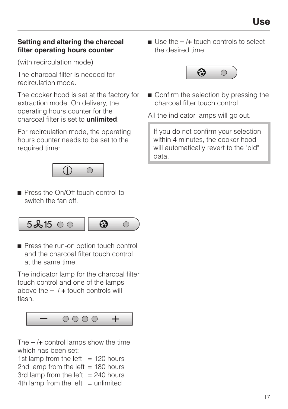 Miele DA 424 V EXT User Manual | Page 17 / 36