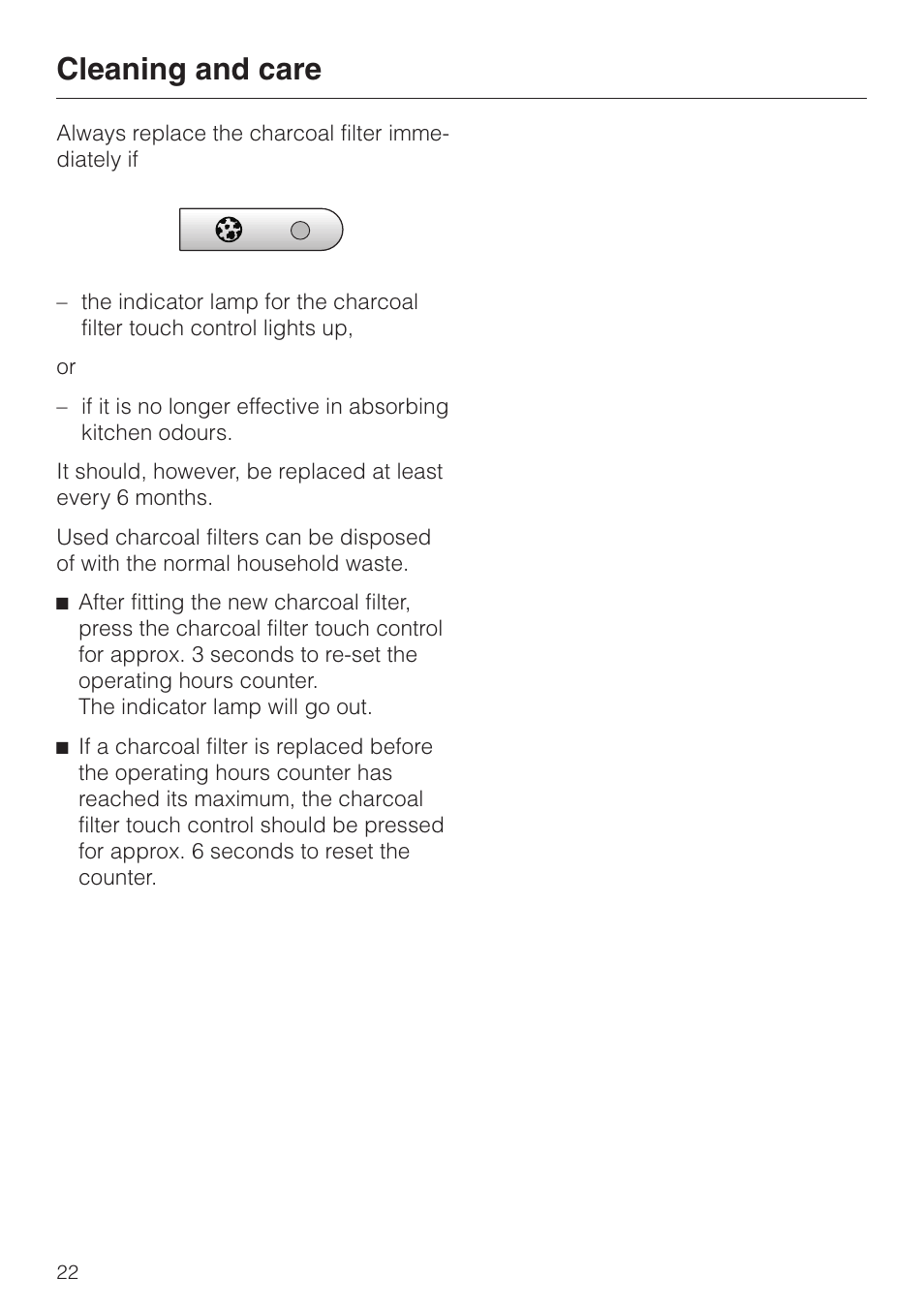 Cleaning and care | Miele DA 424 V EXT User Manual | Page 22 / 36