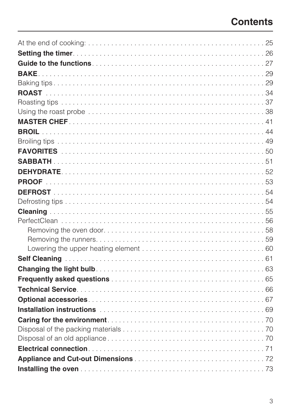 Miele H4881BP User Manual | Page 3 / 76