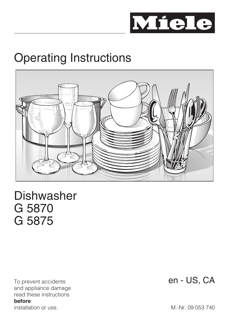 Miele G 5870 User Manual | 76 pages