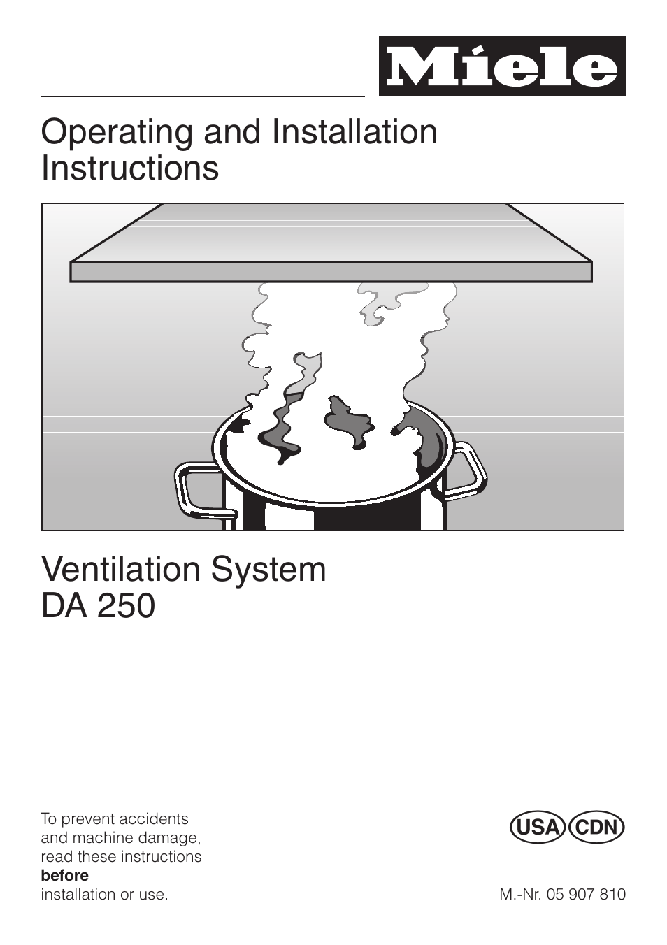 Miele DA 250 User Manual | 32 pages