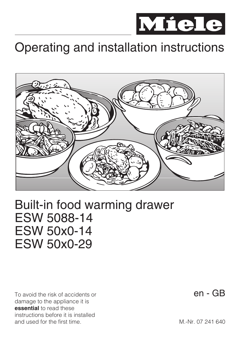 Miele ESW 50X0-29 User Manual | 44 pages