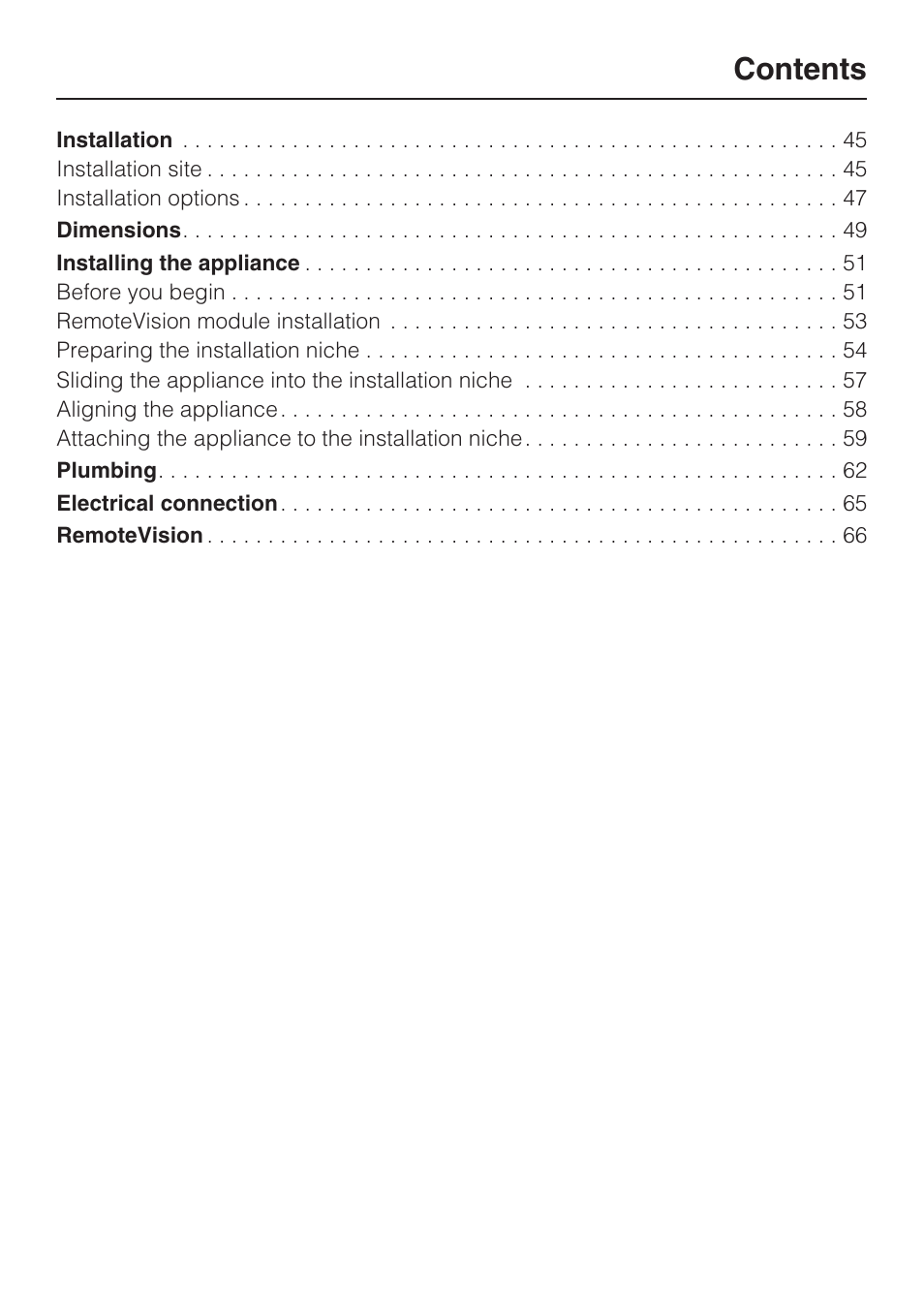 Miele F1411SF User Manual | Page 3 / 72