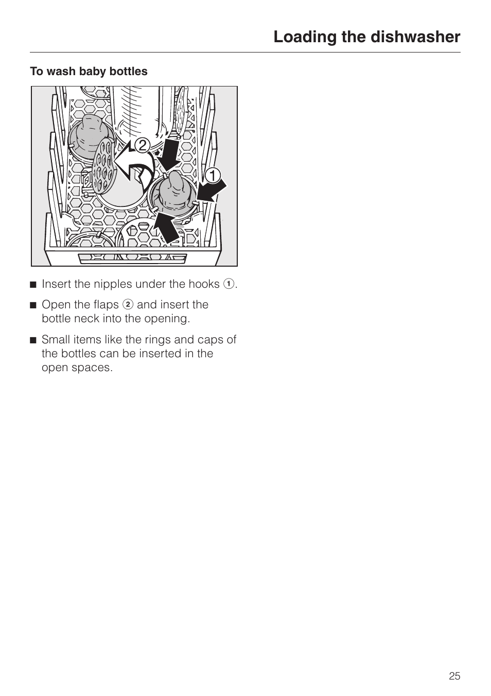 Loading the dishwasher | Miele LaPerla G 2830 SCi User Manual | Page 25 / 80