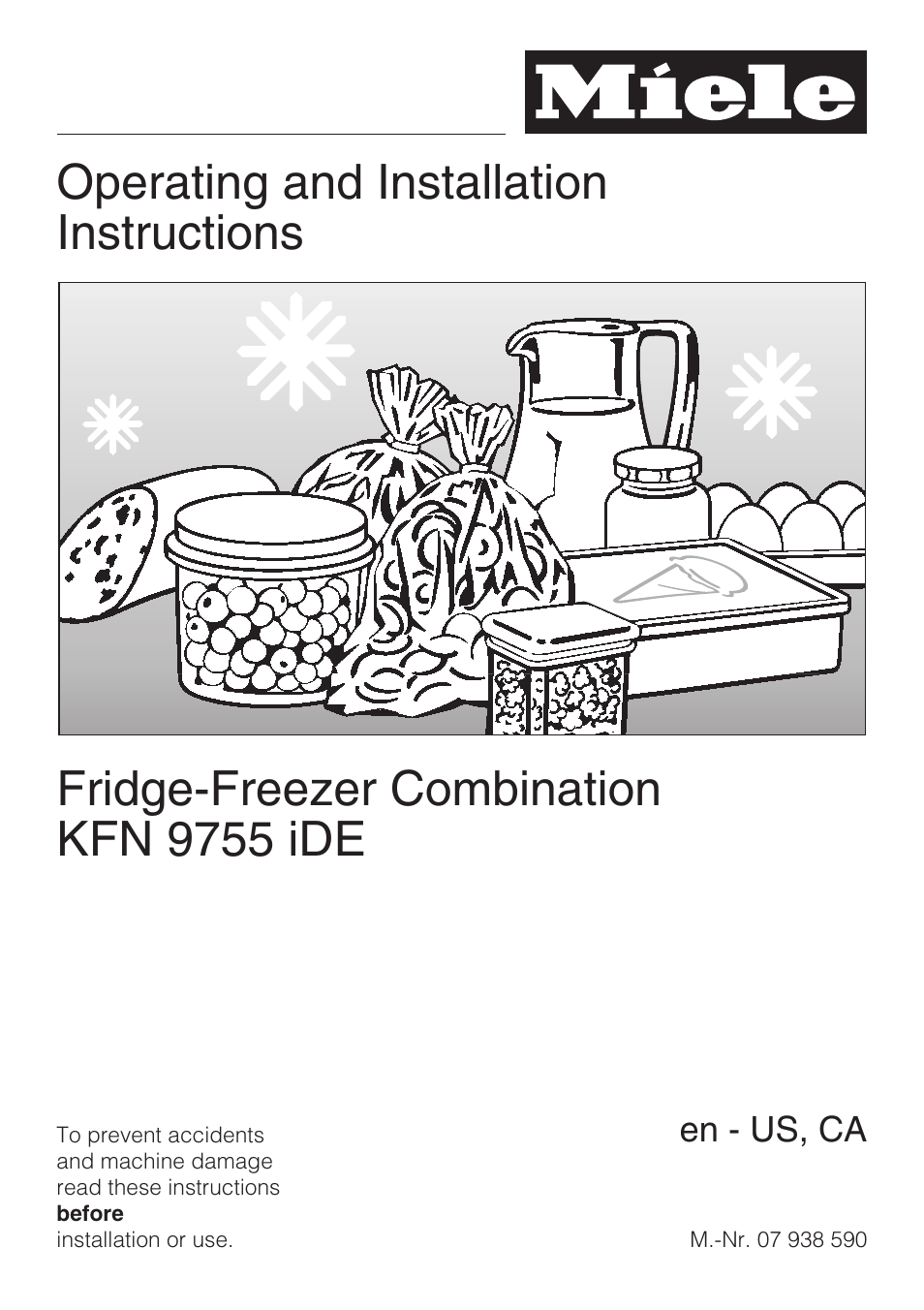 Miele KFN 9755 iDE EN User Manual | 60 pages