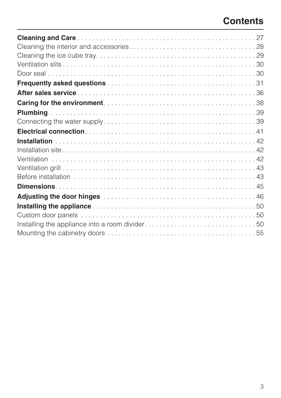 Miele KFN 9755 iDE EN User Manual | Page 3 / 60