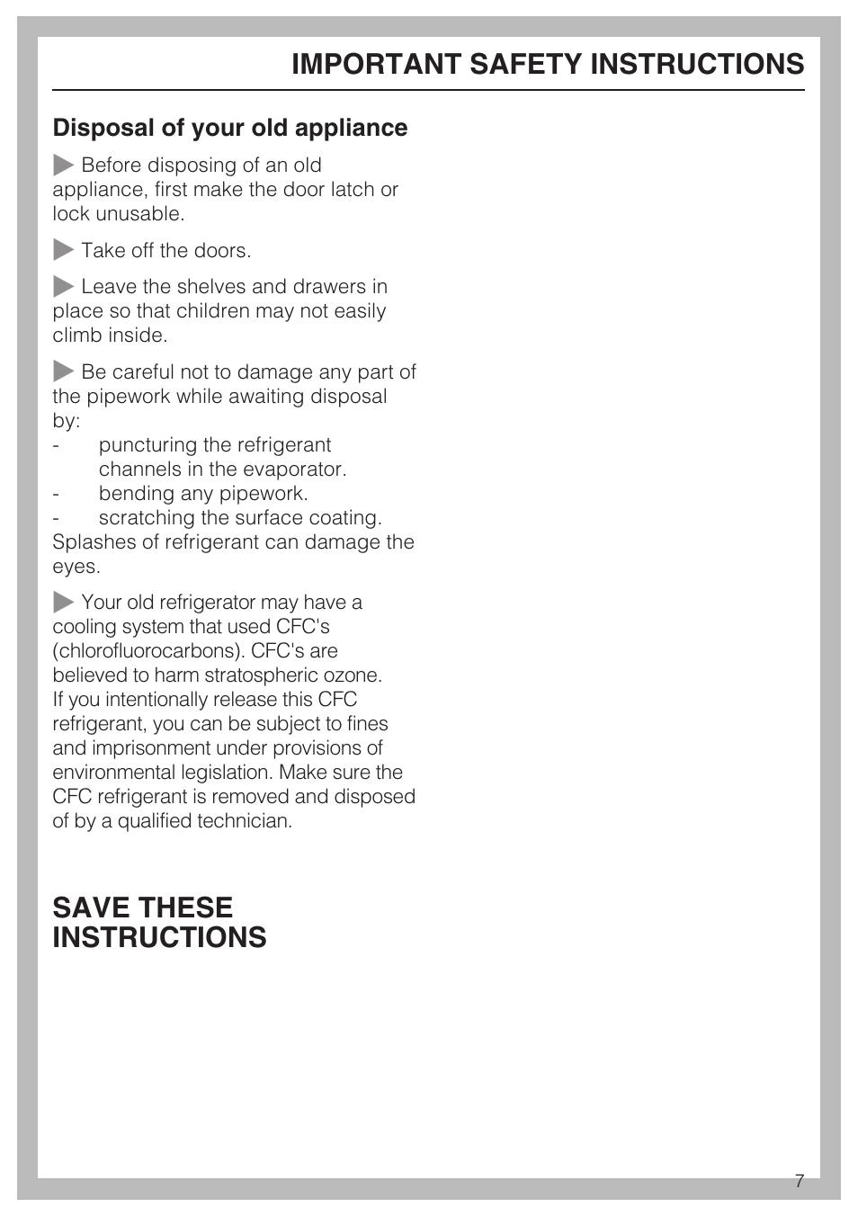 Miele KFN 9755 iDE EN User Manual | Page 7 / 60