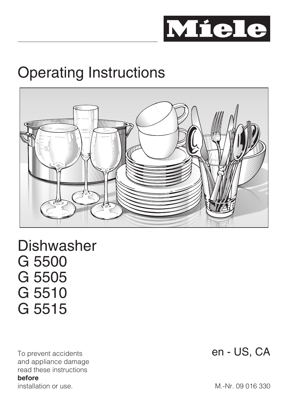Miele G 5515 User Manual | 68 pages