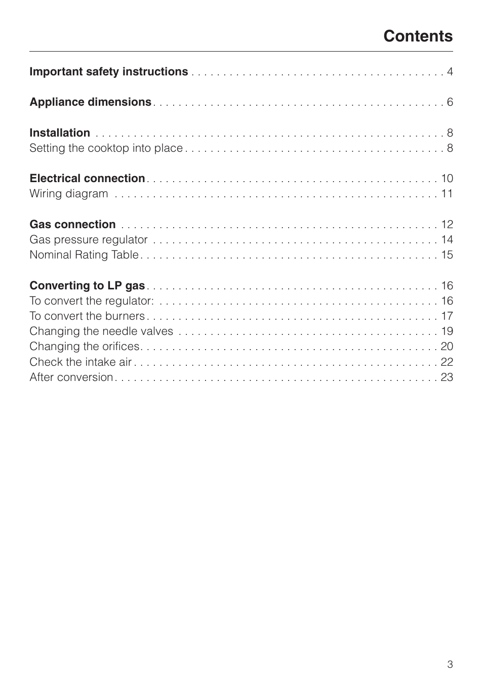 Miele KM 344 User Manual | Page 3 / 24