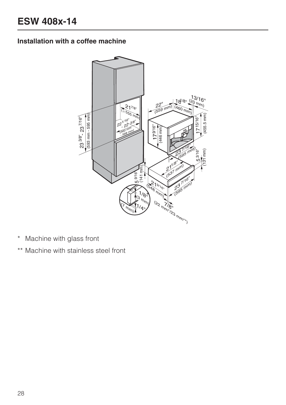 Miele ESW 408X-14 User Manual | Page 28 / 44