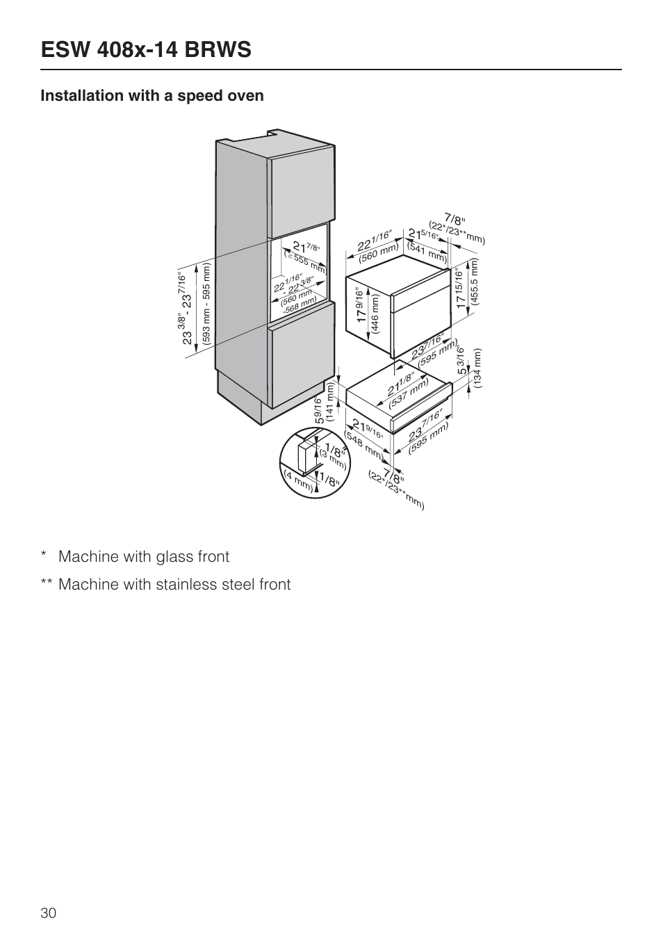 Miele ESW 408X-14 User Manual | Page 30 / 44
