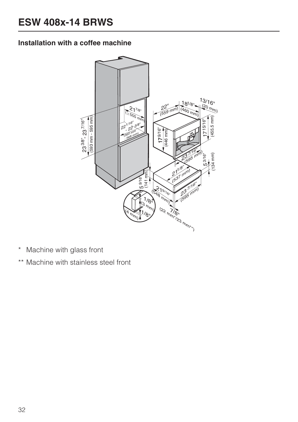 Miele ESW 408X-14 User Manual | Page 32 / 44