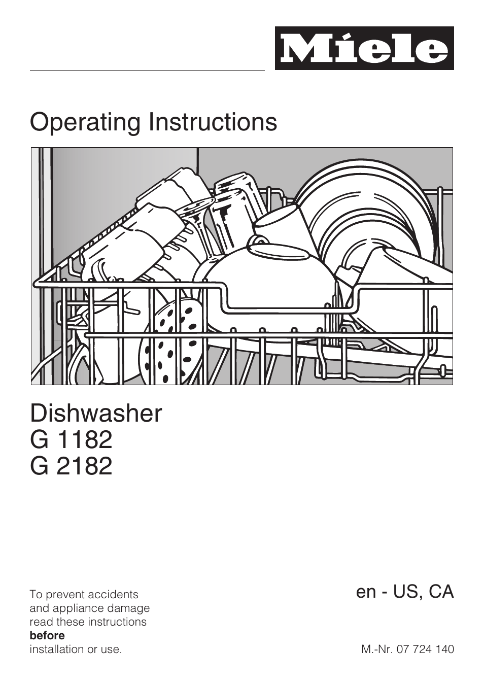 Miele G 1182 User Manual | 56 pages